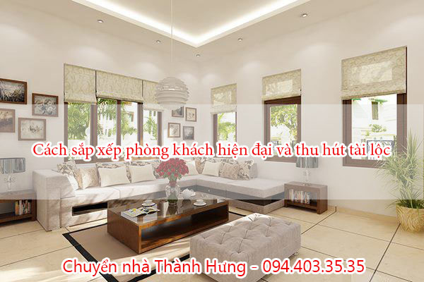 cách sắp xếp phòng khách thu hút tài lộc