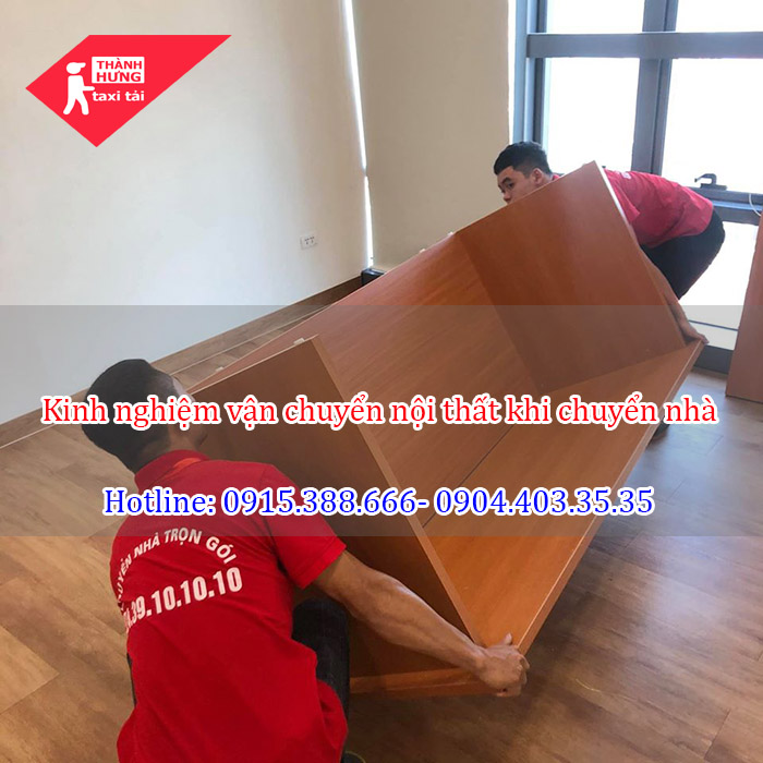 Kinh nghiệm chuyển đồ nội thất khi chuyển nhà