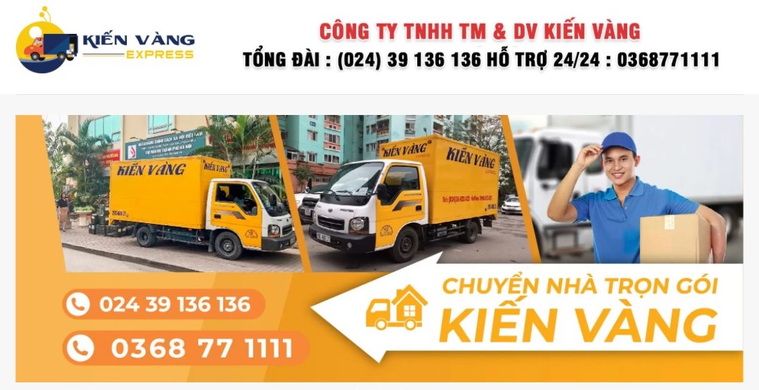 Đánh giá dịch vụ chuyển nhà trọn gói Kiến Vàng
