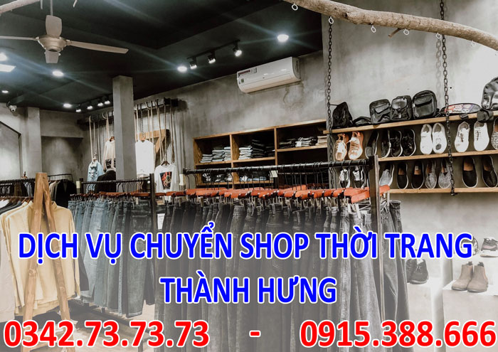 Dịch vụ chuyển cửa hàng shop thời trang