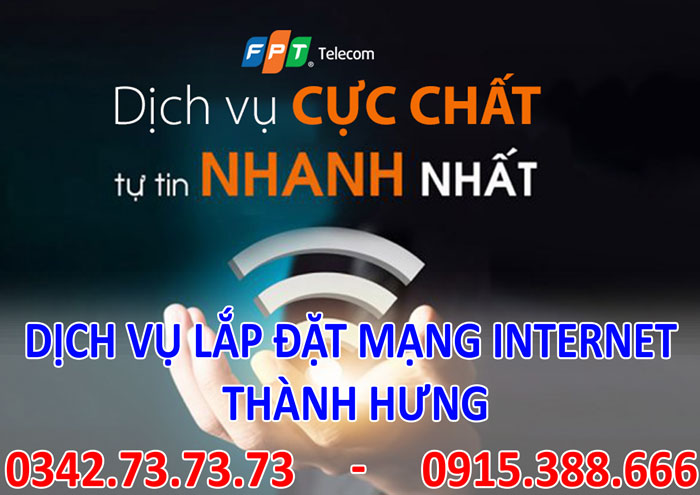 Dịch vụ lắp đặt mạng INTERNET giá rẻ