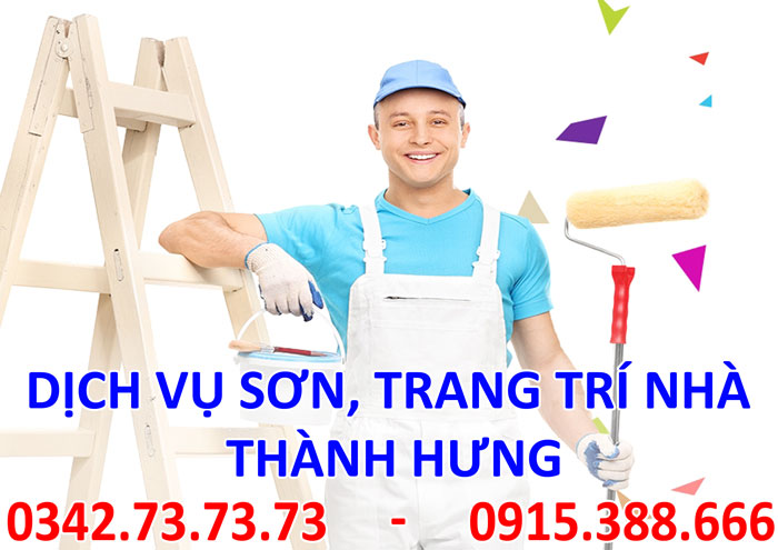 Dịch vụ sơn, trang trí nhà cửa tại Hà Nội