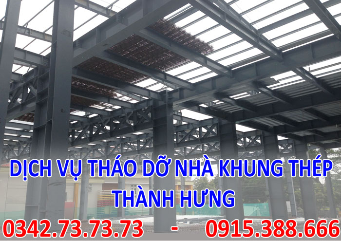 Dịch vụ tháo dỡ nhà khung thép