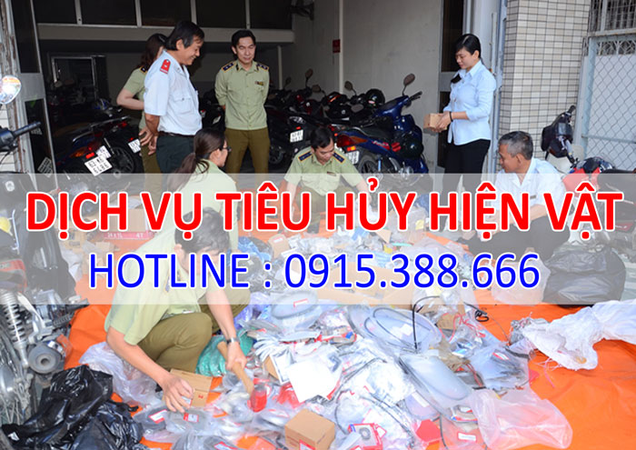Dịch vụ tiêu hủy hiện vật uy tín