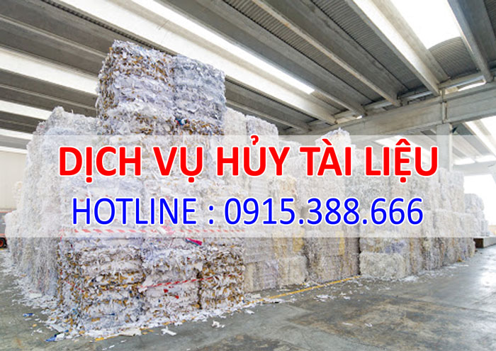 Dịch vụ tiêu hủy tài liệu Dịch vụ tiêu hủy tài liệu