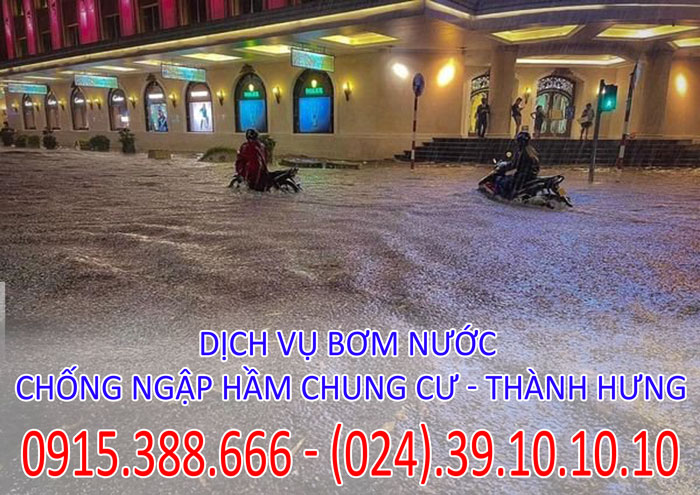 Dịch vụ bơm nước chống ngập hầm chung cư chuyên nghiệp Dịch vụ bơm nước chống ngập hầm chung cư chuyên nghiệp