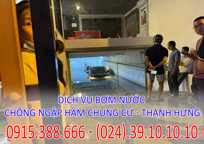 Dịch vụ bơm nước chống ngập hầm chung cư giá rẻ Dịch vụ bơm nước chống ngập hầm chung cư giá rẻ