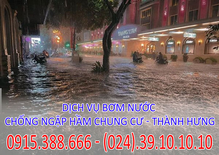 Dịch vụ bơm nước chống ngập hầm chung cư Dịch vụ bơm nước chống ngập hầm chung cư