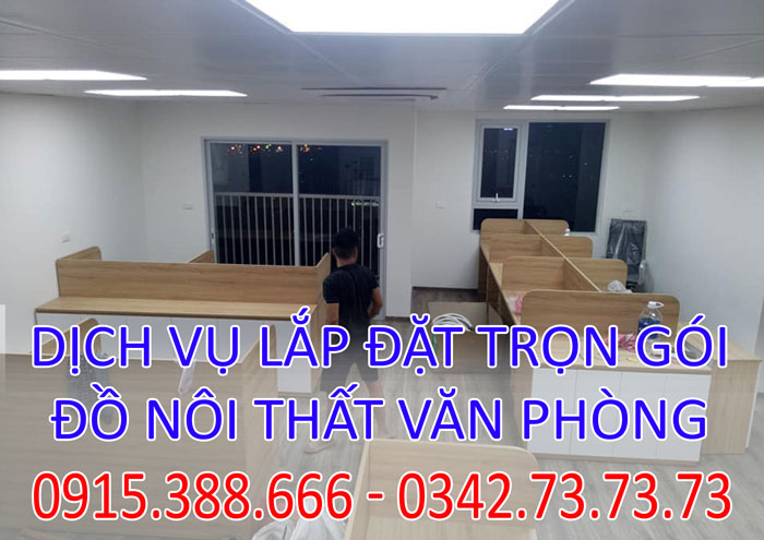 Dịch vụ lắp đặt trọn gói nội thất văn phòng