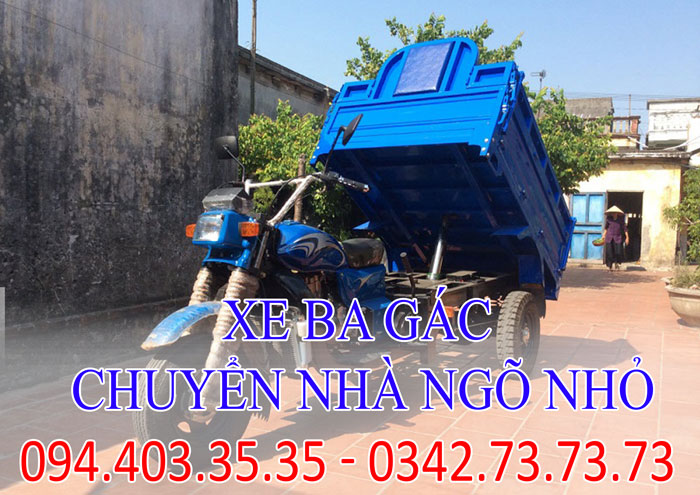 Cho thuê xe ba gác chuyển nhà ngõ nhỏ Cho thuê xe ba gác chuyển nhà ngõ nhỏ
