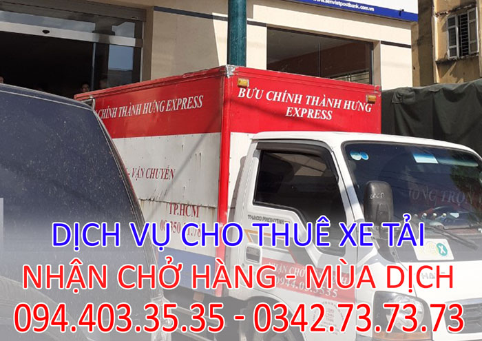 Dịch vụ cho thuê xe tải thùng kín