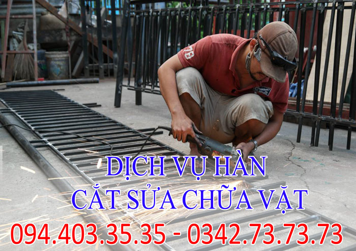 dịch vụ hàn, cắt sửa chữa vặt tại nhà