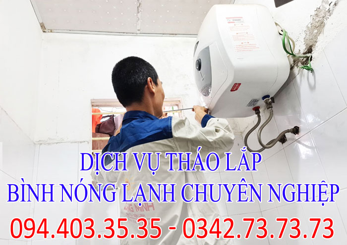 Dịch vụ tháo lắp bình nóng lạnh chuyên nghiệp tại Hà Nội