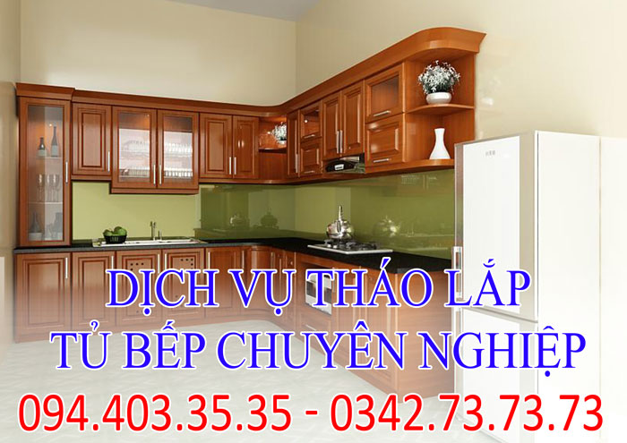 dịch vụ tháo lắp tủ bếp