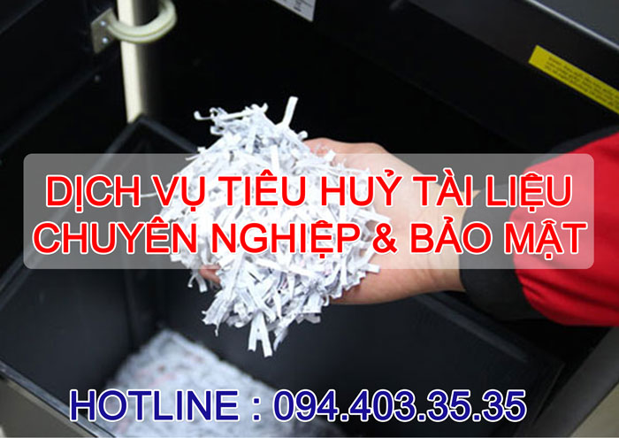 Quy trình tiêu hủy tài liệu hết giá trị