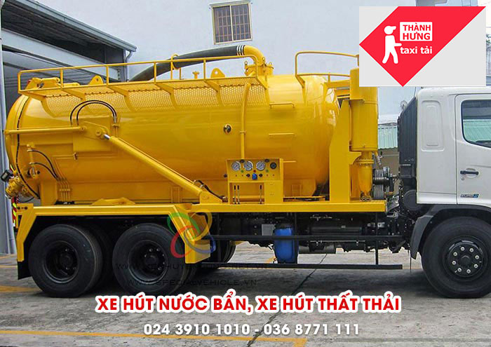 Dịch Vụ Cho Thuê Xe Hút Nước Bẩn, Xe Hút Chất Thải