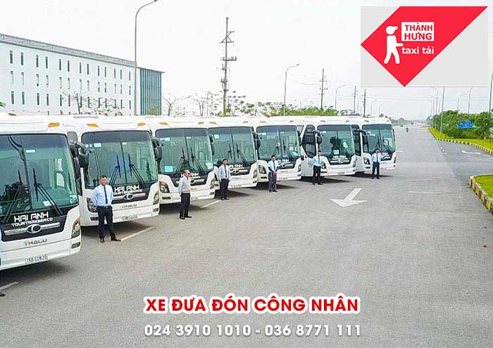 Dịch v�?xe đưa đón công nhân chất lượng