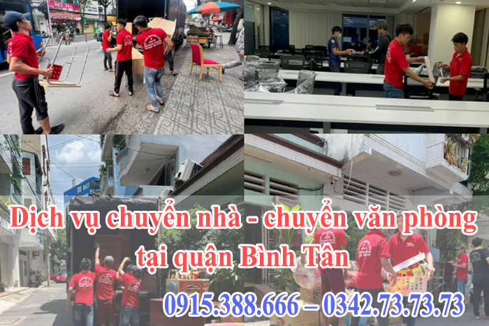 dịch vụ chuyển nhà - chuyển văn phòng tại quận Bình Tân