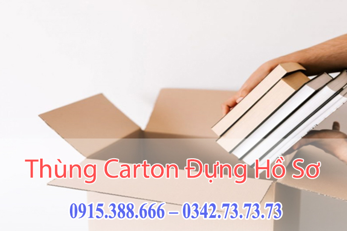 Thùng Carton Đựng Hồ Sơ, Tài Liệu văn phòng