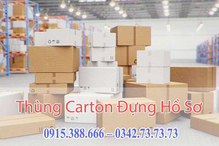 Thùng Carton Đựng Hồ Sơ, Tài Liệu văn phòng