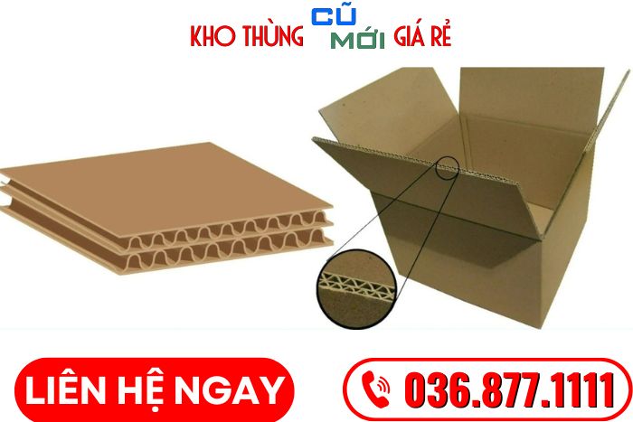 cấu tạo của thùng carton 5 lớp