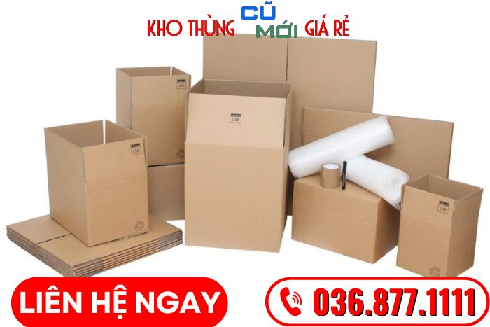 Các loại thùng carton phổ biến