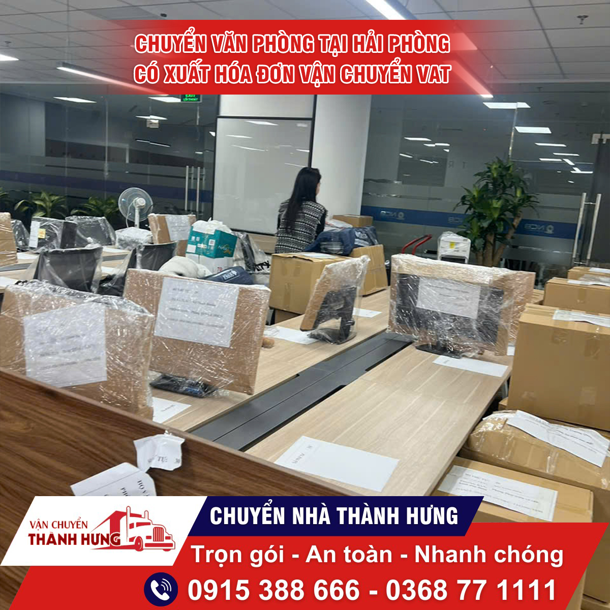 Chuyển văn phòng tại Hải Phòng