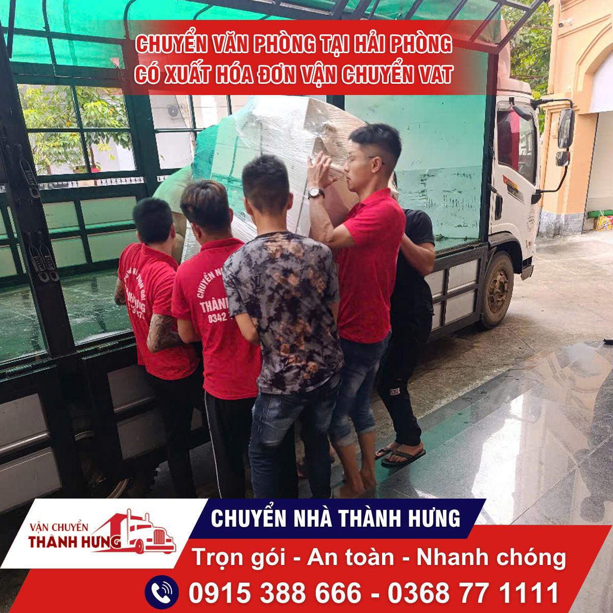 Chuyển văn phòng tại Hải Phòng uy tín