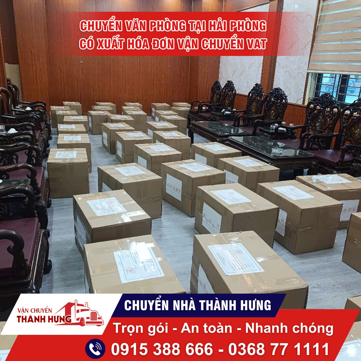 Dịch v�?Chuyển văn phòng tại Hải Phòng