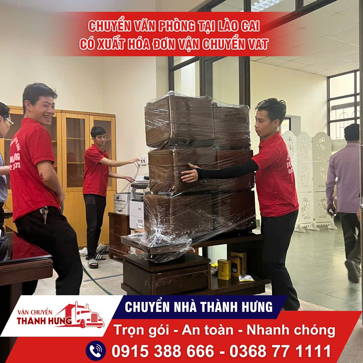 Chuyển văn phòng tại Lào Cai uy tín s�?1