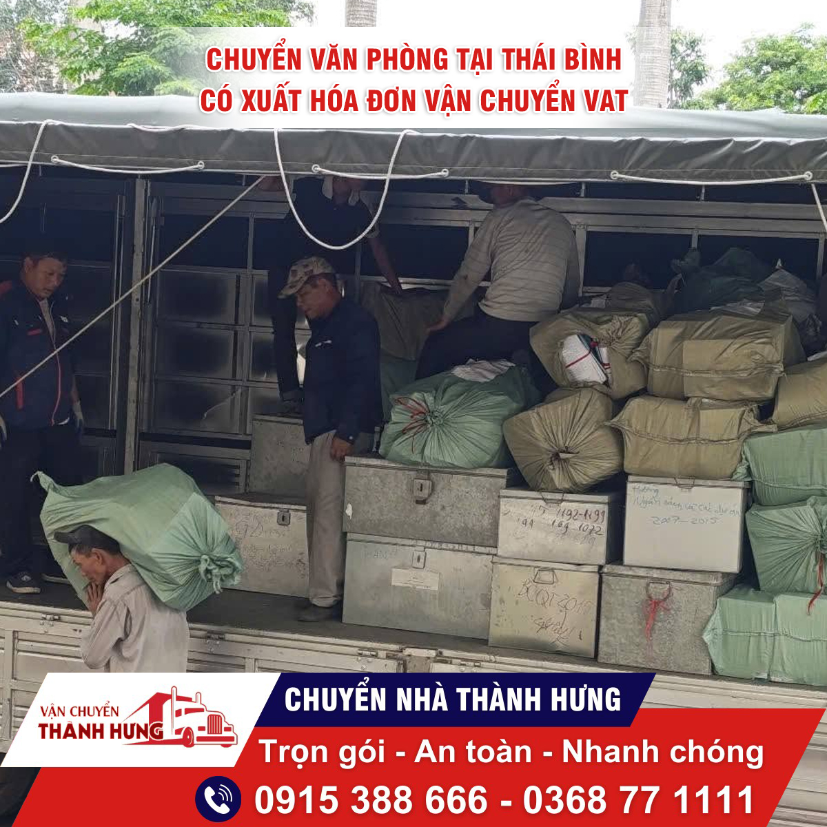Chuyển văn phòng Thái Bình chuyên nghiệp